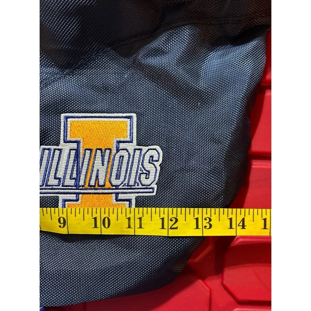 NEW Little Earth NCAA University of Illinois Navy Blue‎ Hobo Style Purse